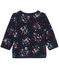 Cardigan in tubic met dessin voor babymeisjes blauw SMOKING/wit MULTICO