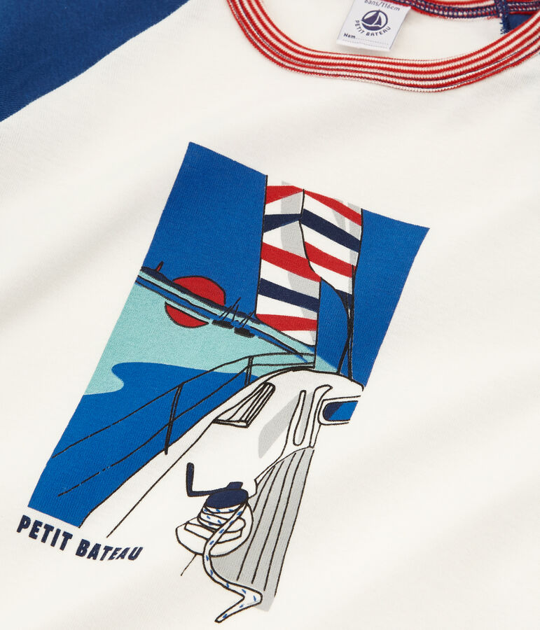 Jongenspyjama blauw/multicouleur