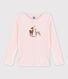 Tee-shirt sérigraphié enfant fille