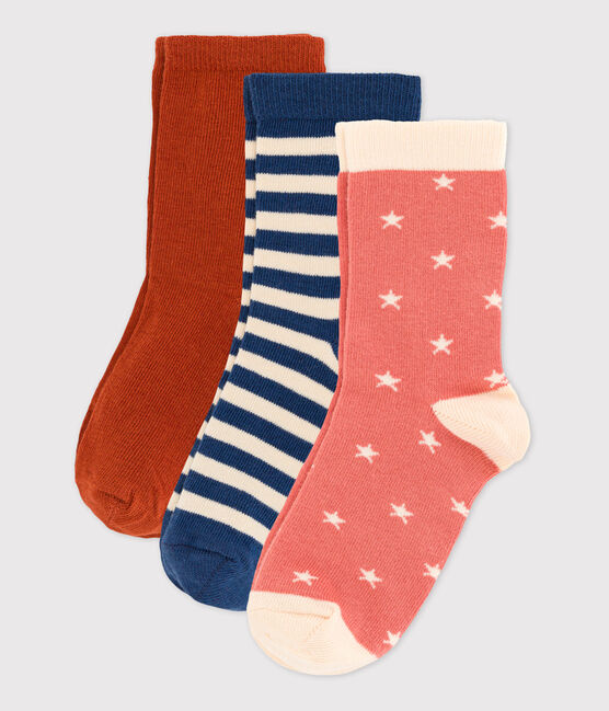 Lot de 3 paires de chaussettes enfant fille A05ZV01