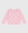 Cardigan enfant en coton uni rose MARQUISE