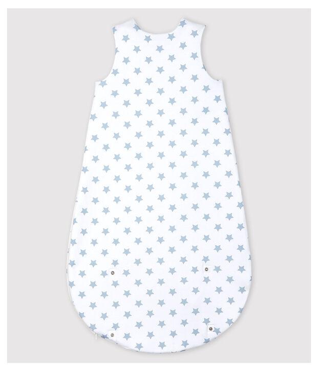 Gigoteuse &agrave; &eacute;toiles b&eacute;b&eacute; en coton blanc/gris