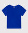 L'ICONIQUE, T-shirt voor dames in linnen blauw PERSE