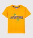 Jersey T-shirt met korte mouwen voor jongens