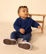 Katoenen gebreide babycardigan