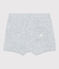 Badstof short voor babyjongens grijs POUSSIERE CHINE