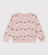 Sweatshirt en molleton enfant fille