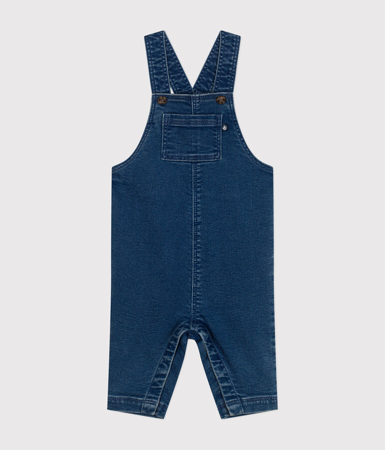 Salopette longue en denim b&eacute;b&eacute; bleu BLEU DELAVE