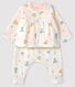 Set van 3 kledingstukken van gebreide stof babymeisje