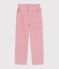 Fluwelen broek voor kinderen roze