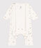Katoenen bodyjama met print wit MARSHMALLOW/wit MULTICO