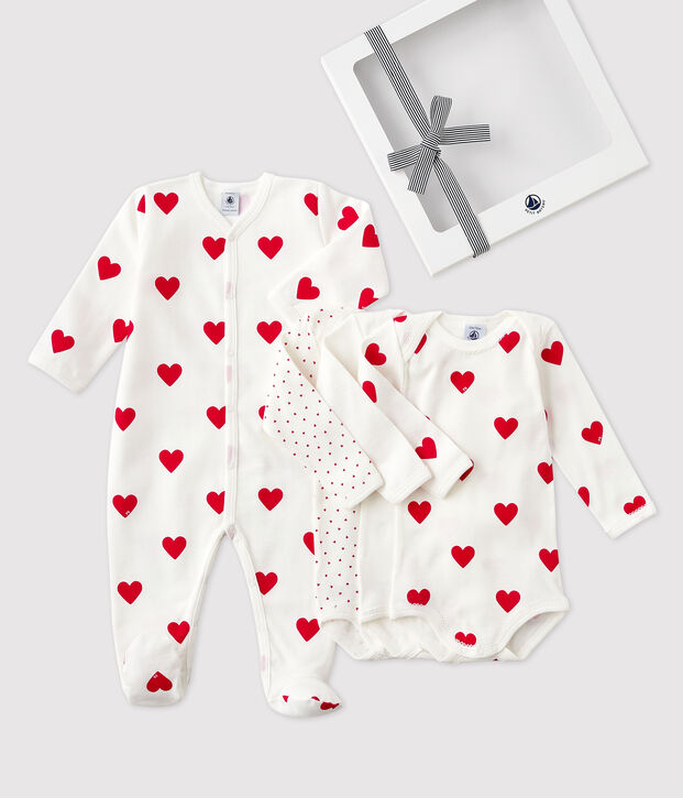 Geschenkdoos met hartjes voor baby's multicouleur