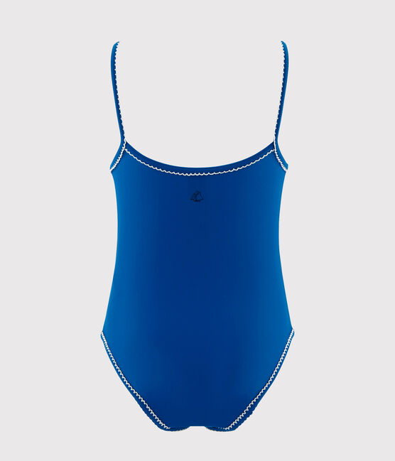 Maillot de bain 1 pièce enfant fille bleu RIYADH