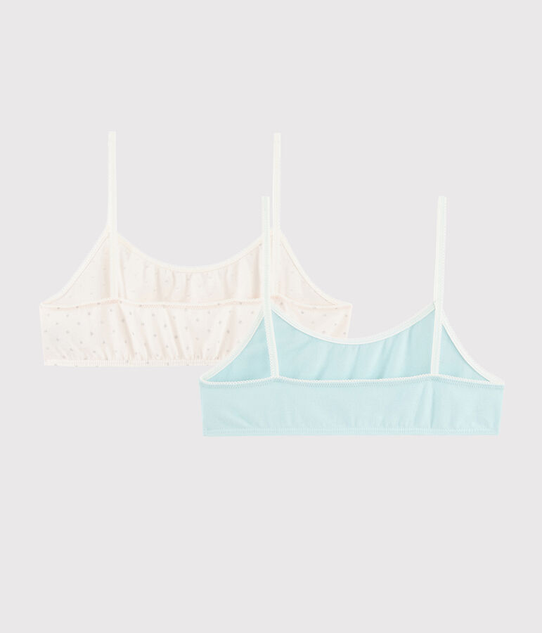 Set van 2 brassi&egrave;res voor meisjes met pailletten variante 1