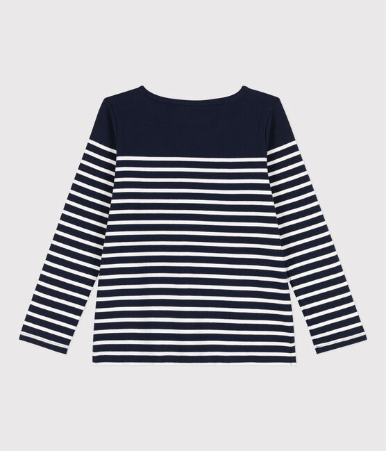 Marinière iconique en coton Femme bleu SMOKING/blanc MARSHMALLOW