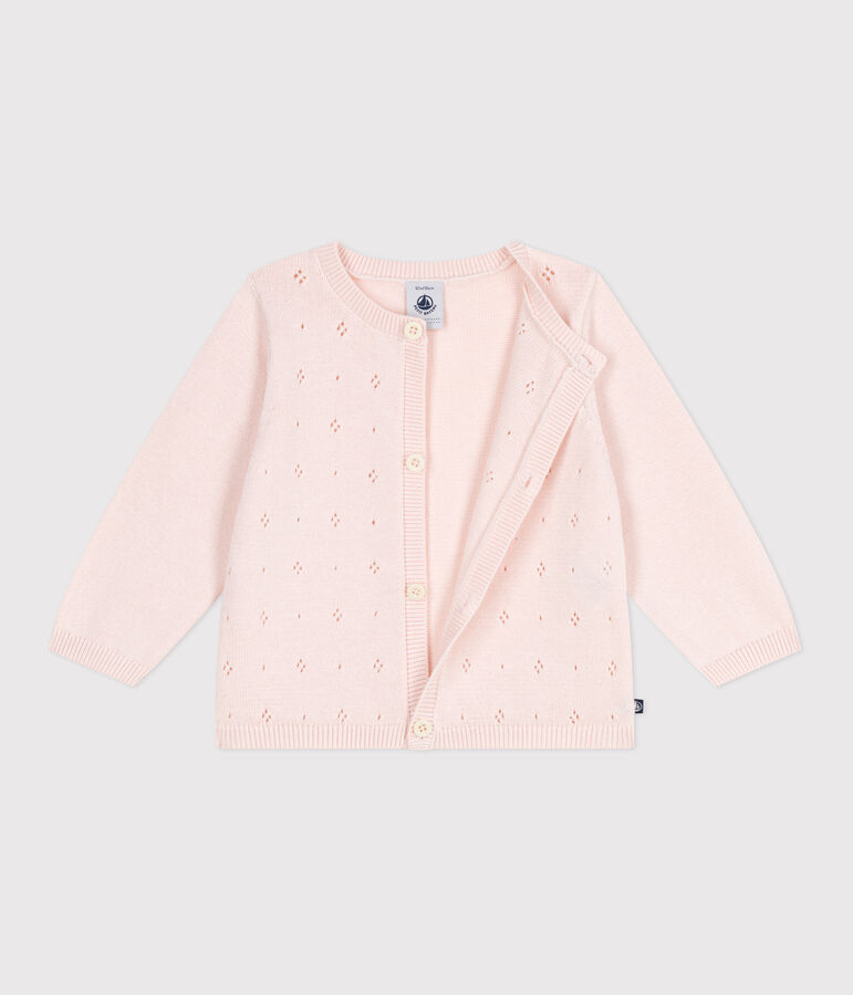 Katoenen vestje voor baby's roze