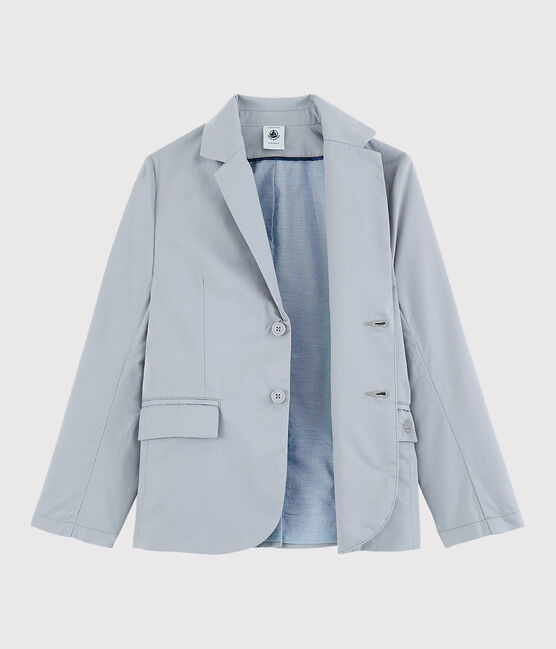Jasje voor jongens van fris twill grijs CONCRETE