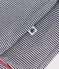 Gestreepte katoenen pyjama met knopen voor dames blauw/wit