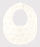 Wit slabbetje van tubic met print wit MARSHMALLOW/wit MULTICO