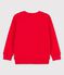 Sweater in molton voor jongens rood PEPS