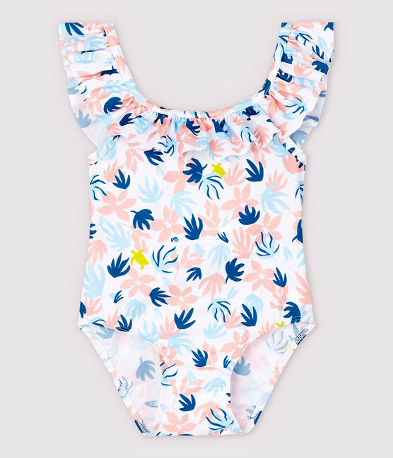 Maillot De Bain 1 Piece Ecoresponsable Bebe Fille Marshmallow Multico Petit Bateau