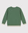 Katoenen uniseks sweatshirt met print voor kinderen groen PALMERAIE