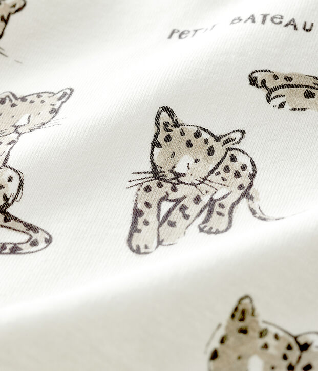 Tee-shirt manches courtes b&eacute;b&eacute; gar&ccedil;on blanc
