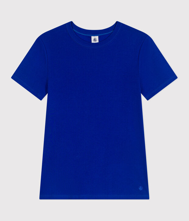 Tee-shirt Femme l'Iconique en coton uni bleu