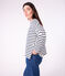 Marinetrui voor dames wit MARSHMALLOW/blauw SMOKING