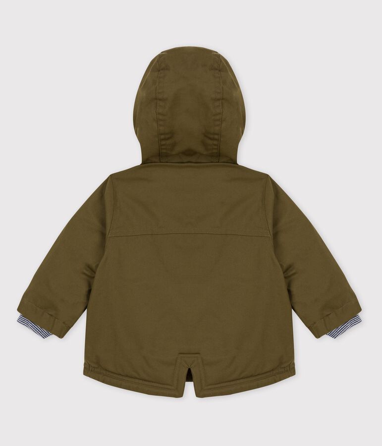 Waterafstotende babyparka. groen