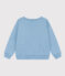 Sweatshirt bedrukt in fleece voor jongens en meisjes blauw AZUL