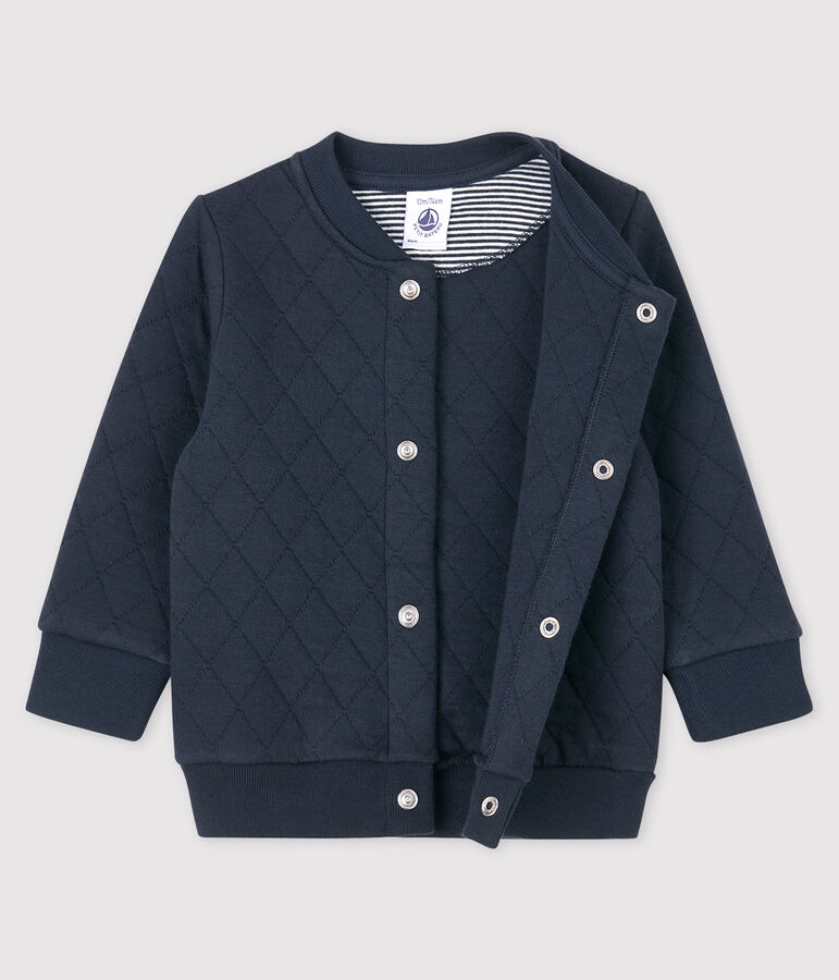 Cardigan van tubic baby. blauw