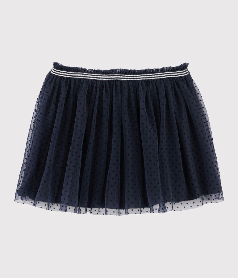 Jupe en tulle enfant fille bleu
