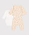 Driedelig babysetje van fleece wit AVALANCHE/ MULTICO