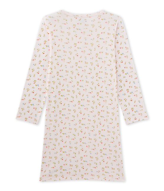 Chemise de nuit fille à imprimé petites fleurs roze VIENNE/wit MULTICO