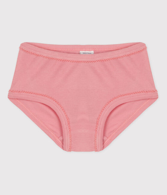 Culotte petite fille en coton rose CHARME CN