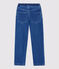 Pantalon regular en denim bio enfant garçon bleu DENIM BLEU DELAVE