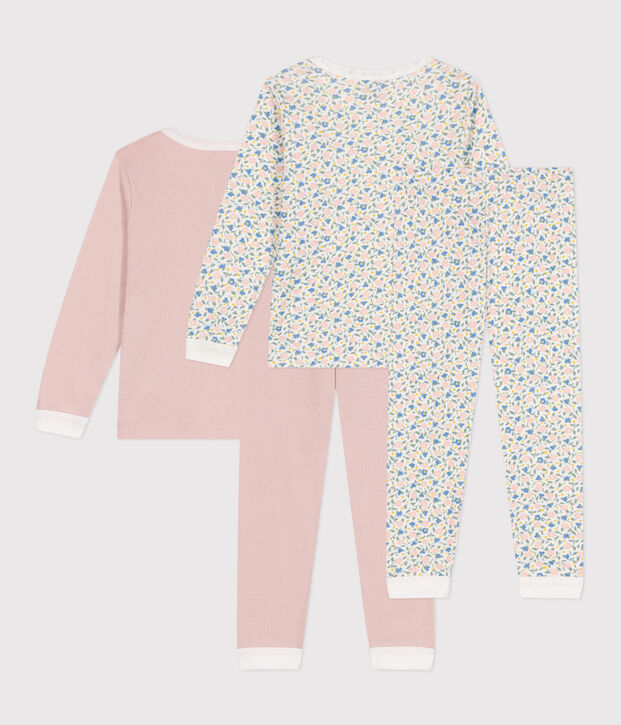 Lot de 2 pyjamas enfant en coton multicouleur