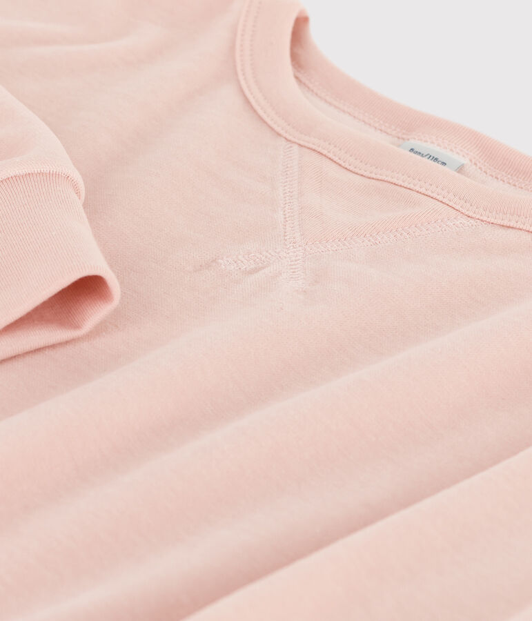 Sweatshirt van katoen voor jongens/meisjes roze