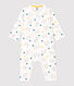 Voetloze babypyjama met col van katoen