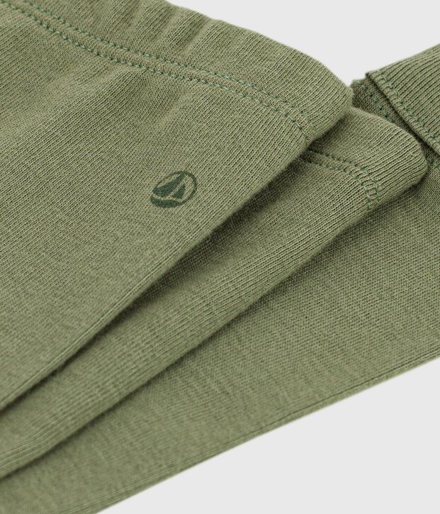 Legging b&eacute;b&eacute; en coton uni kaki