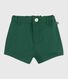 Short bébé en serge de coton uni