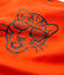 Sweatshirt en molleton enfant garçon orange CAROTTE