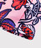 Anti-UV badmutsje UPF 50+ meisje roze PATIENCE/wit MULTICO