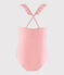 1-delig gerecycled badpak meisje roze GRETEL/wit MARSHMALLOW