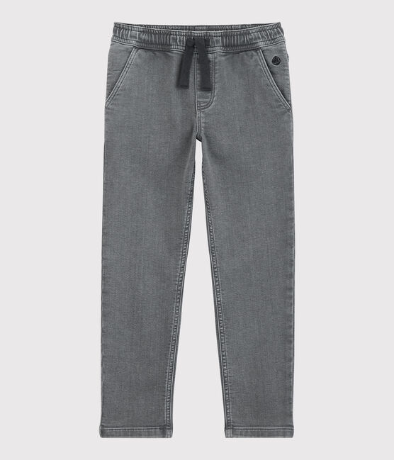 Pantalon denim responsable regular enfant garçon gris GRIS
