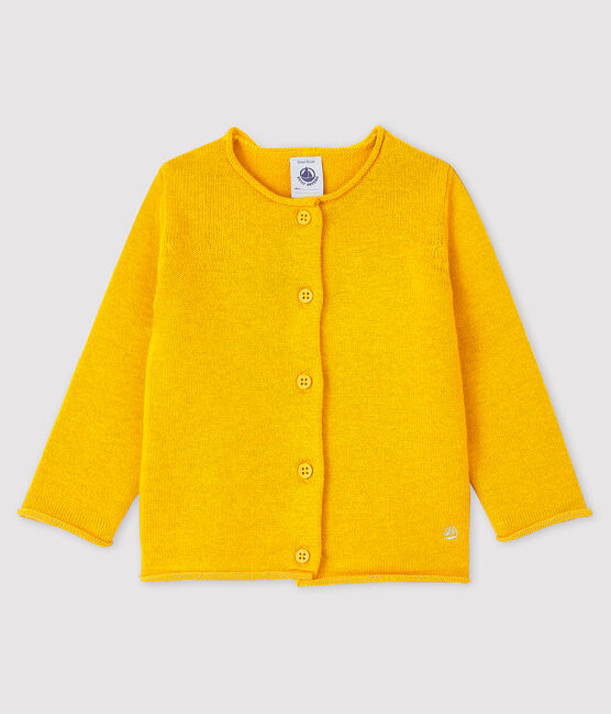 trui Elektrisch gelijktijdig Cardigan met lange mouwen voor baby meisje BOUDOR | Petit Bateau
