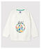 Sweatshirt en coton bébé. blanc MARSHMALLOW
