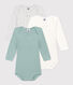 Set van 3 katoenen body's met lange mouwen voor baby's