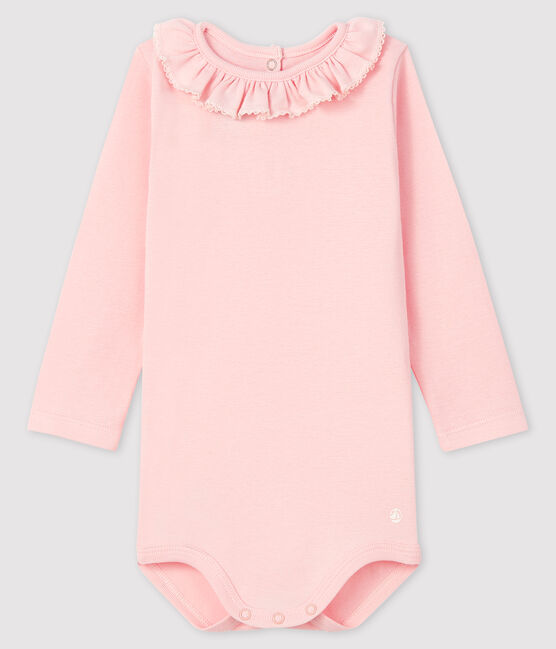 Body manches longues bébé fille rose MINOIS